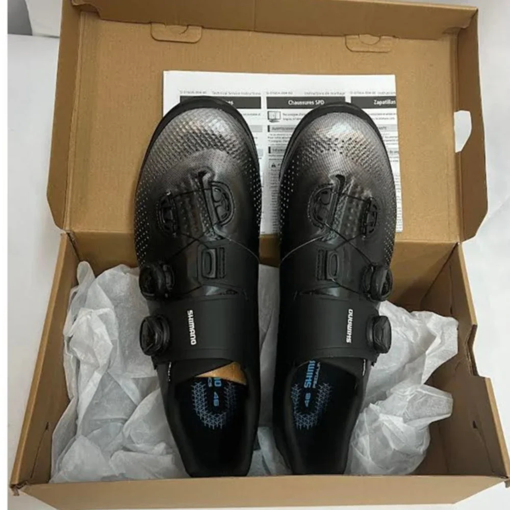 NWB! SHIMANO‎ SH-XC702 Men's Off-Road Racing Shoe, Black, 10